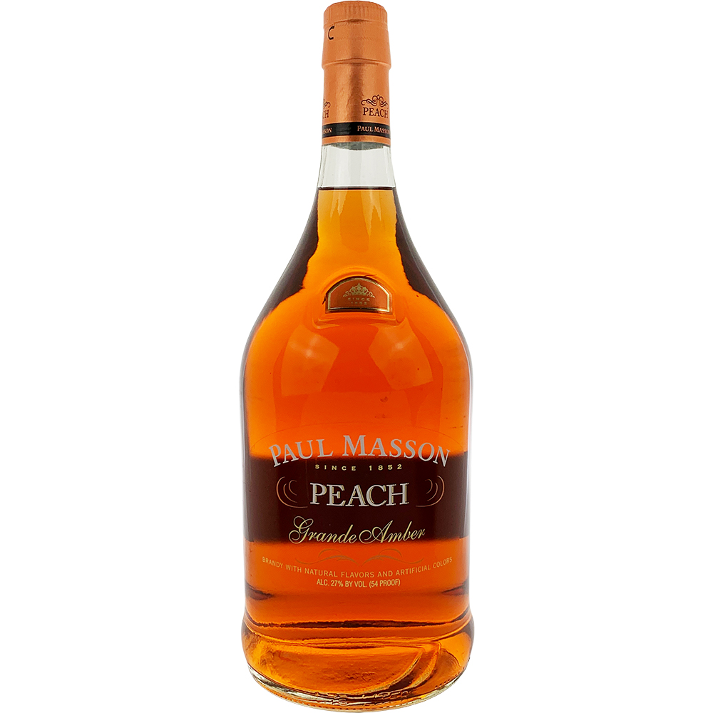 Paul Masson Grande Amber Peach Brandy Gotoliquorstore