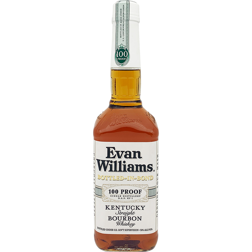 Evan Williams White Label Bottled in Bond Bourbon Whiskey | GotoLiquorStore