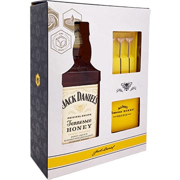 Jack Daniel's Tennessee Honey Liqueur Gift Set with Swizzle Sticks