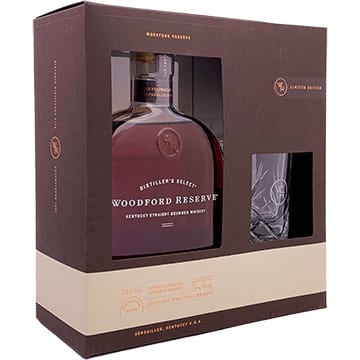 Woodford Reserve Distiller's Select Bourbon with Rocks Glass