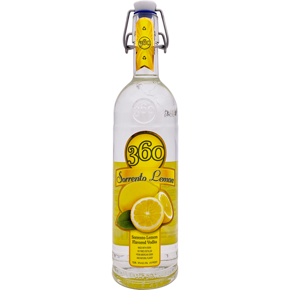 360 Sorrento Lemon Vodka GotoLiquorStore