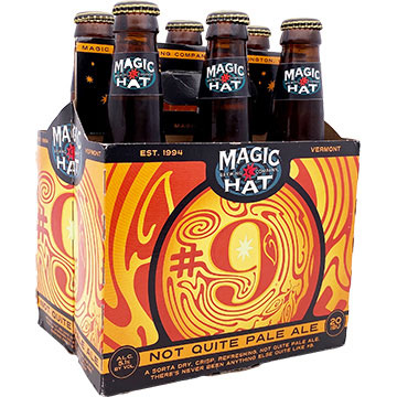 Magic Hat Brewing #9 Pale Ale Beer Tap Handle 15” Tall Brand New In Box! 