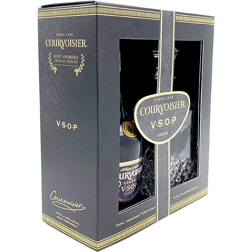 Courvoisier VSOP Cognac Gift GotoLiquorStore with Decanter | Set