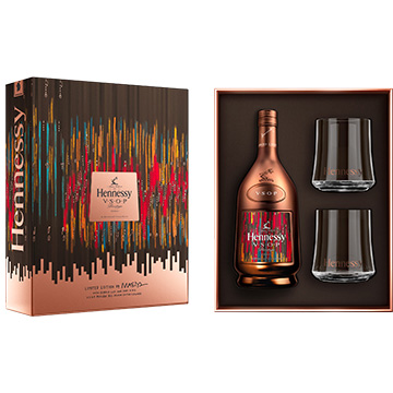 Hennessy VSOP Privilege Cognac Gift Set with Two Glasses by John Maeda