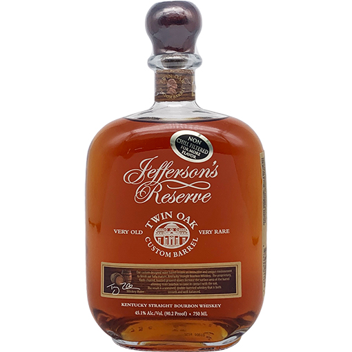 Jefferson's Reserve Twin Oak Custom Barrel Whiskey | GotoLiquorStore