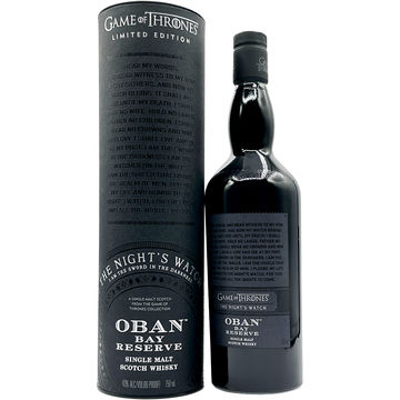 Oban Bay Reserve Game of Thrones The Night's Watch