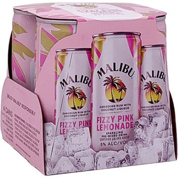 Malibu Fizzy Pink Lemonade Cocktail