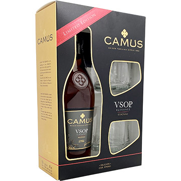 Camus VSOP Elegance Cognac Gift Pack with 2 Glasses