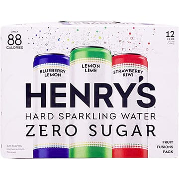 Henry's Hard Sparkling Water Fruit Fusions Pack