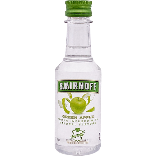 Smirnoff Green Apple Vodka 50ml Bottle | GotoLiquorStore