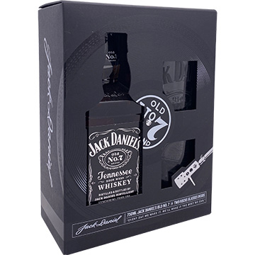 Jack Daniel's Old No. 7 Tennessee Whiskey Gift Set with Two Glasses