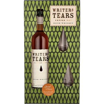 Writers Tears Copper Pot Gift Set with Two Glasses