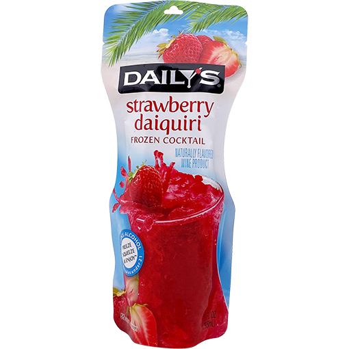 Daily's Strawberry Daiquiri Frozen Ready to Drink Cocktail Single