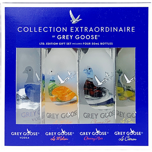 Coffret Cadeau Grey Goose Collection Extraordinaire (4x50 ml