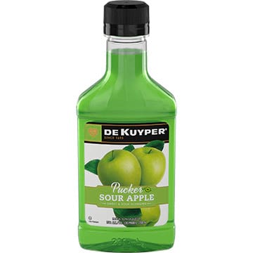 DeKuyper Sour Apple Pucker Schnapps Liqueur