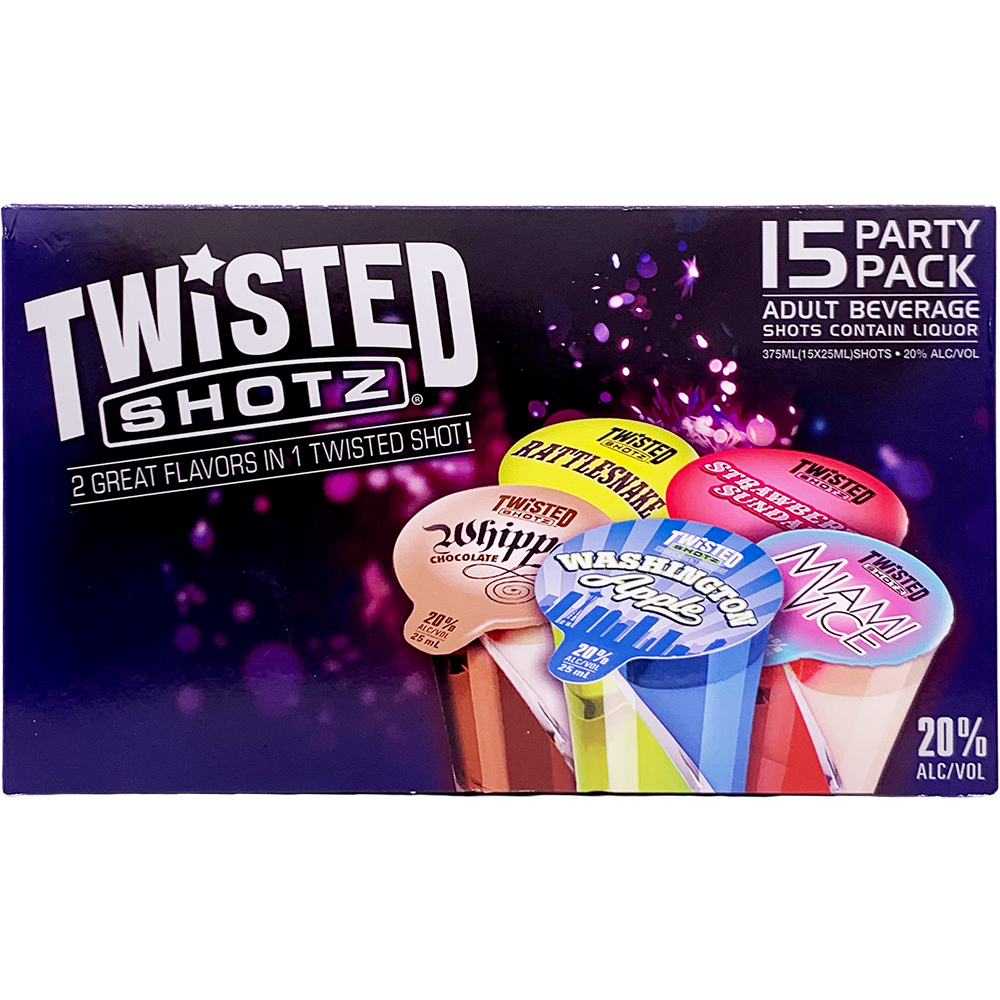 Twisted Shotz Traditional Party Pack Gotoliquorstore