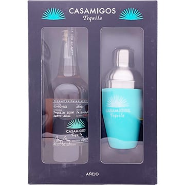 Casamigos Anejo Tequila with Shaker