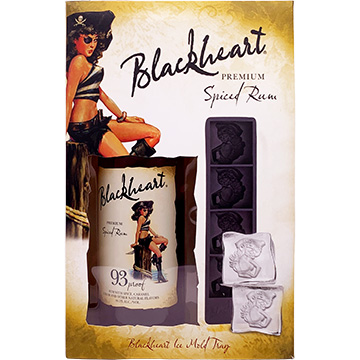 Blackheart Premium Spiced Rum with Ice Mold Tray