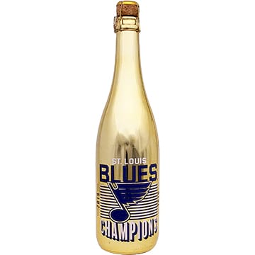 St. Louis Blues 2019 Champions Metallic Gold Bubbly