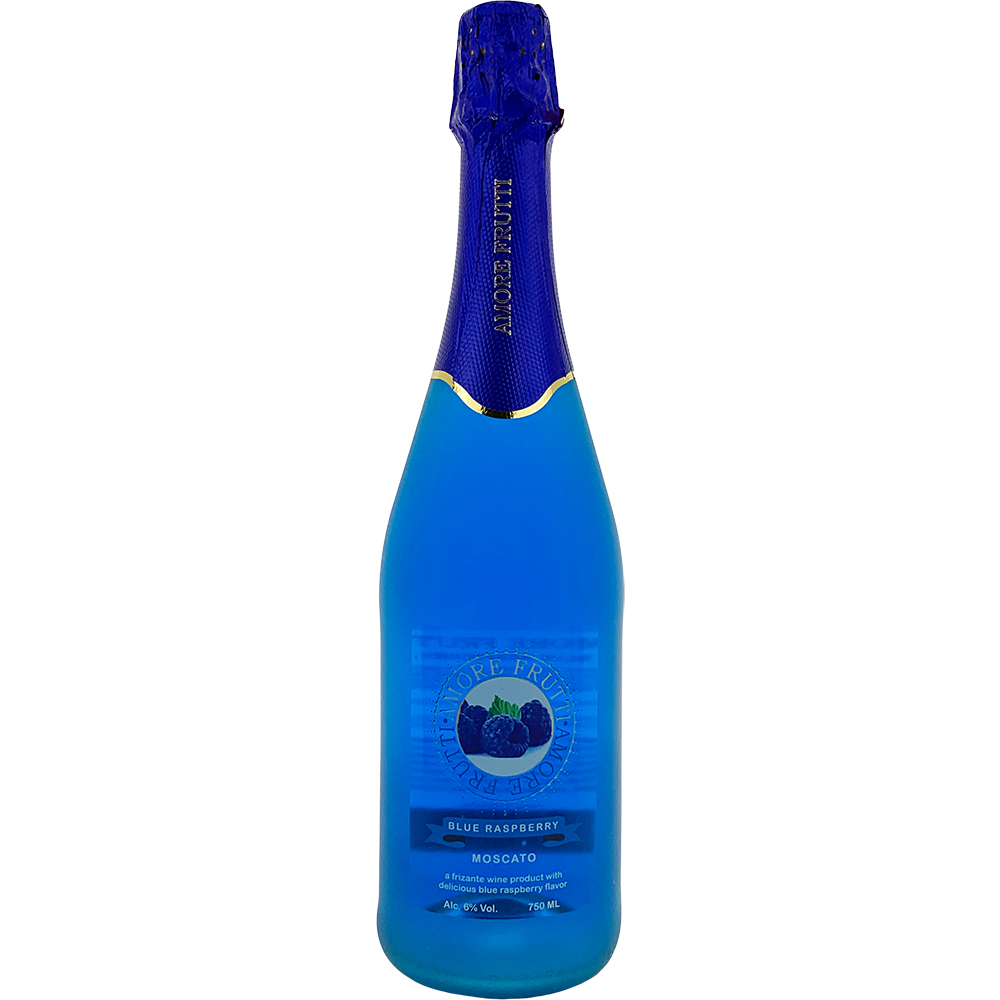sweet moscato wine blue bottle