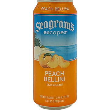 Seagram's Escapes Peach Bellini