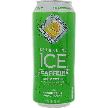 Sparkling Ice + Caffeine Triple Citrus Sparkling Water