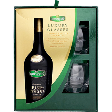 Kerrygold Irish Cream Liqueur with 2 Glasses