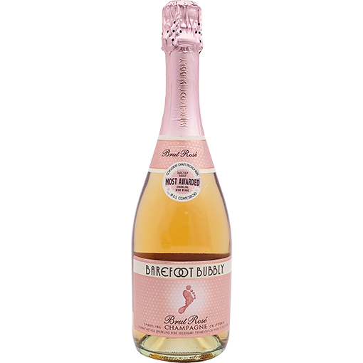 Barefoot Bubbly Brut Rose Champagne