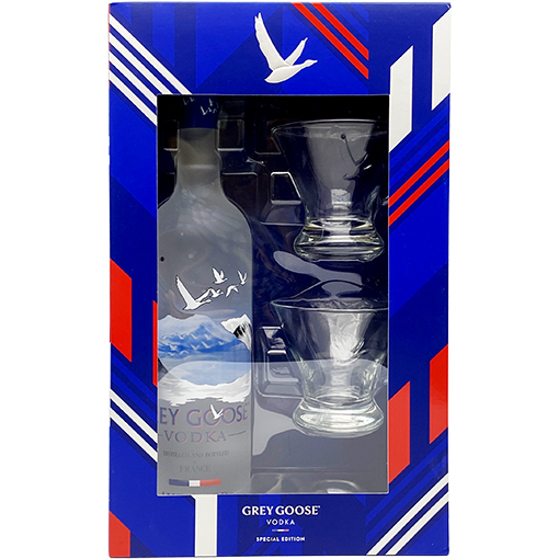 Grey Goose Special Edition Vodka with Stemless Martini