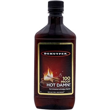DeKuyper Hot Damn! 100 Proof Cinnamon Schnapps Liqueur