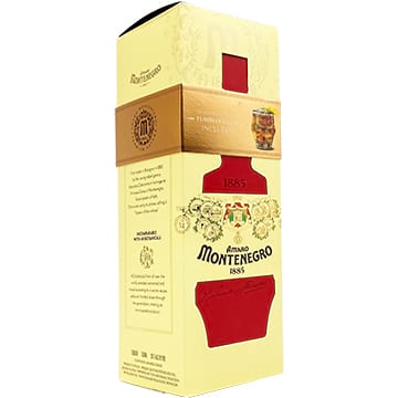 Montenegro Amaro Liqueur Gift Set with Tumbler Glass