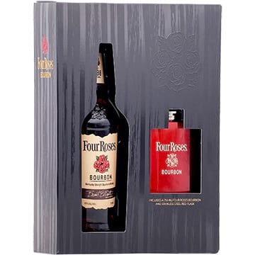Four Roses Bourbon Gift Set with Flask