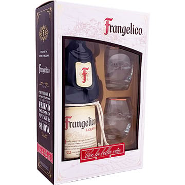 Frangelico Liqueur Gift Set with 2 Glasses