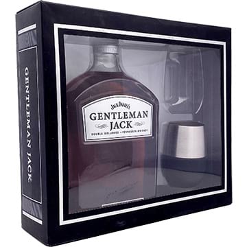 Jack Daniel's Gentleman Jack Whiskey Gift Set with Stainless Steel Cup