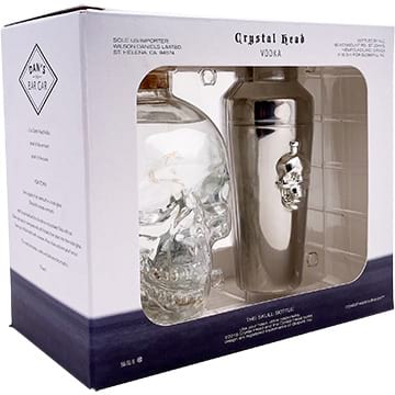 Crystal Head Vodka Gift Set with Cocktail Shaker