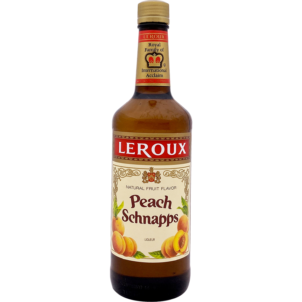 Leroux Peach Schnapps Liqueur Gotoliquorstore 