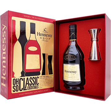 Hennessy VSOP Privilege Cognac Mixology Old Fashioned Gift Set with Jigger