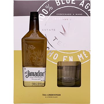 El Jimador Reposado Tequila Gift Set with Rock Glass