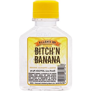 Allen's Bitch'N Banana Schnapps Liqueur