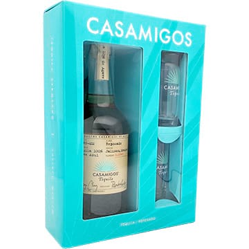 Casamigos Reposado Tequila Gift Set with 2 Shot Glasses
