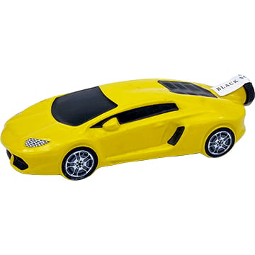 Black Soul Vodka Yellow Lamborghini Decanter