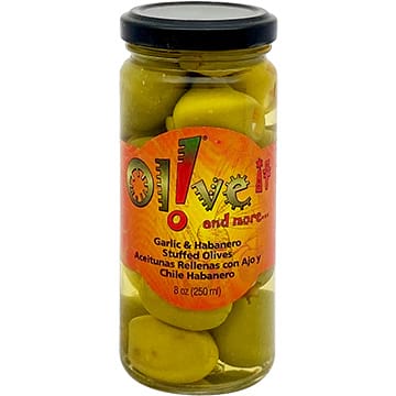 Olive-it Garlic and Habanero Stuffed Olives