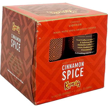 Kahlua Iced Coffee with Cinnamon Spice