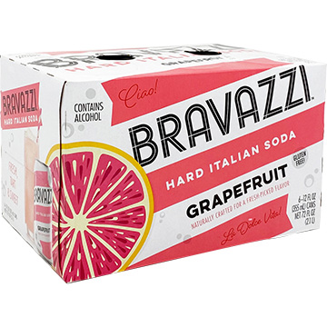 Bravazzi Grapefruit Hard Italian Soda