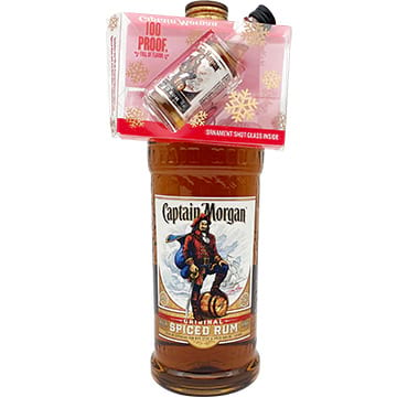 Captain Morgan Original Spiced Rum with 50ml Miniature & Shot Glass