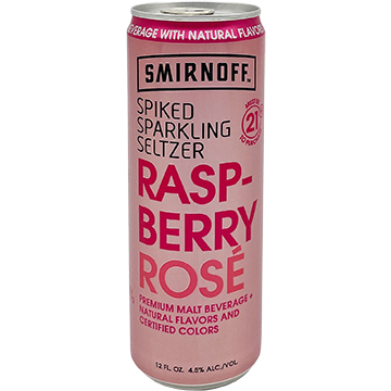 Smirnoff Spiked Sparkling Seltzer Raspberry Rose