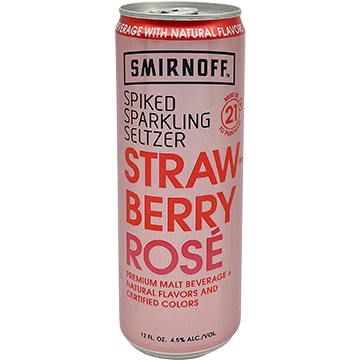Smirnoff Spiked Sparkling Seltzer Strawberry Rose