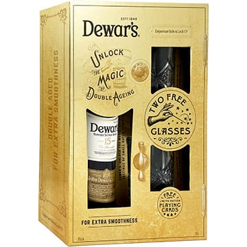 Dewar's 15 Year Old Gift Set with 2 Glasses