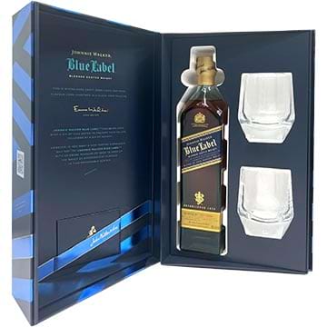 Johnnie Walker Blue Label Limited Edition Gift Set with 2 Glasses