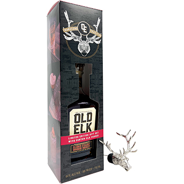 Old Elk Blended Straight Bourbon Whiskey Gift Set with Elk Pourer ...